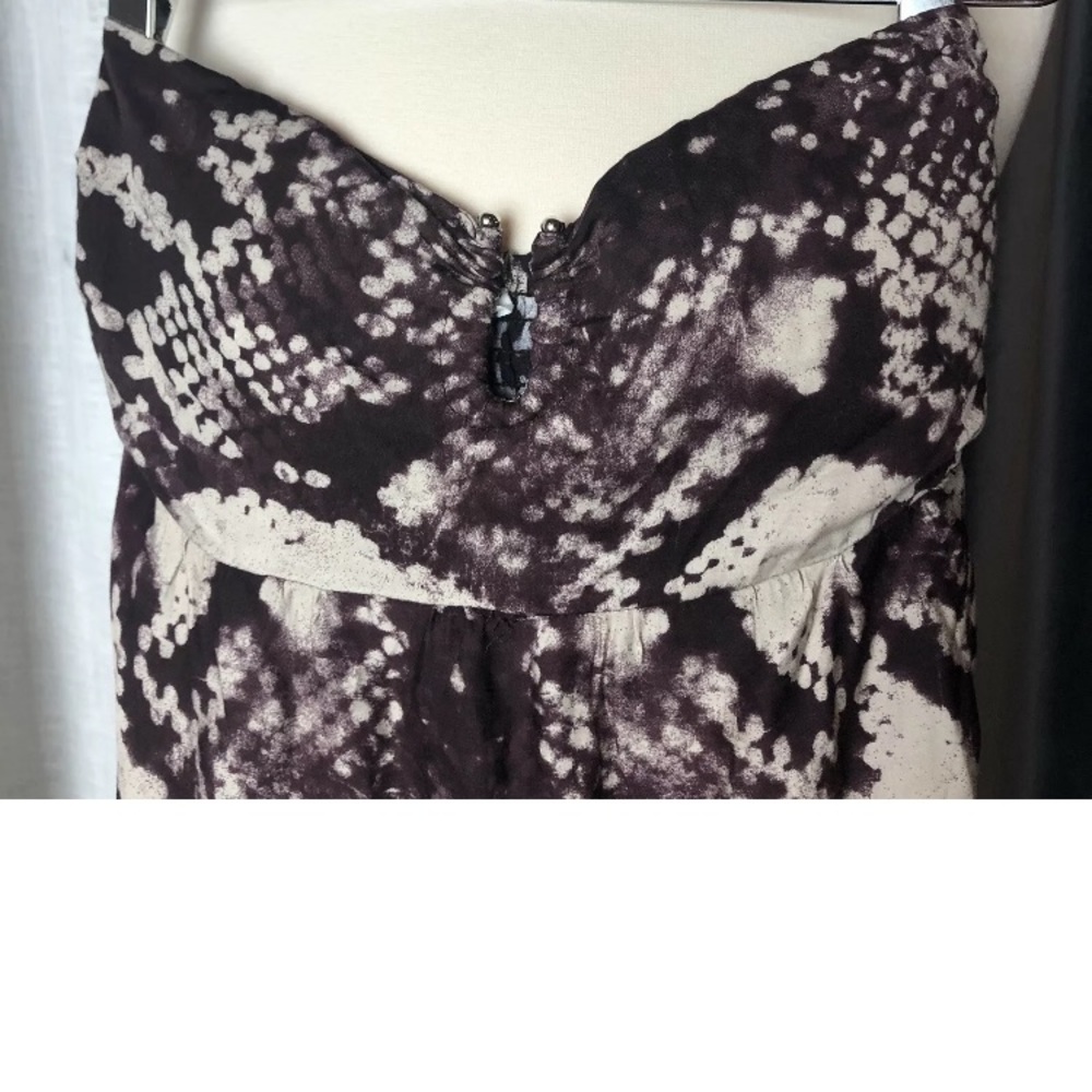 EN CREME XS Strapless Bohemian Maxi Dress - Picture 3 of 8
